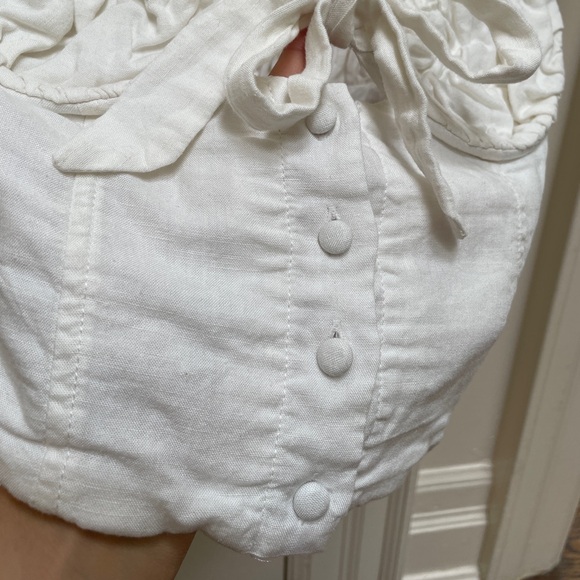 Princess Polly white Elouise crop top US 4 - Picture 4 of 12